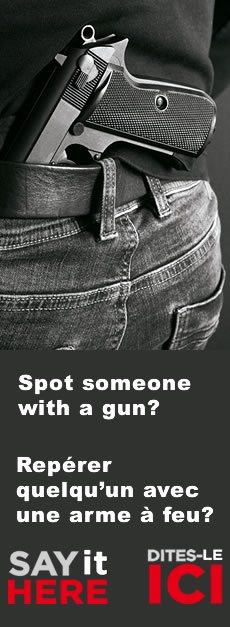 Spot someone with a gun?